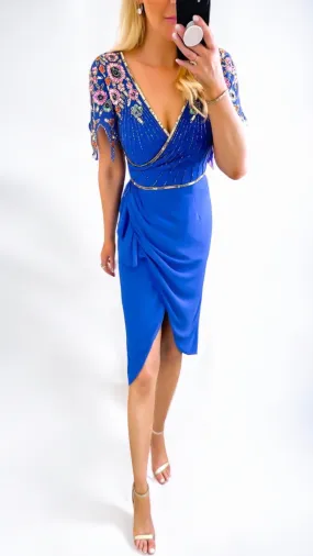 5-A1302GG Ninata Royal Embellished Dress