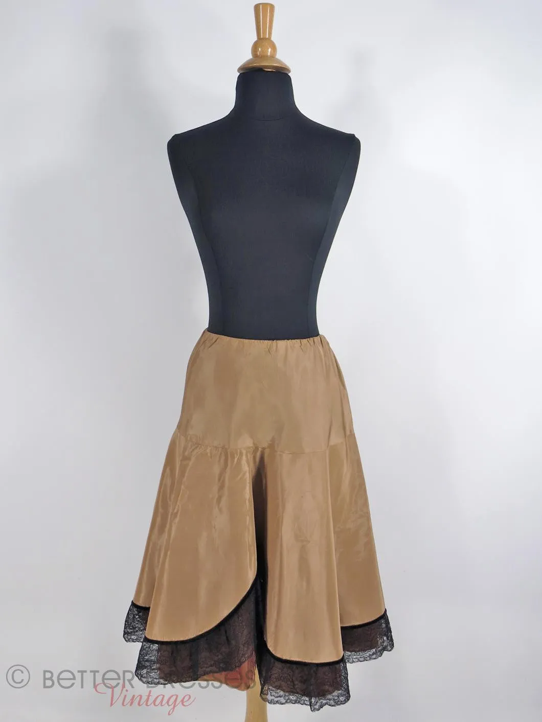 50s Crinoline Skirt in Mocha - sm, med, lg