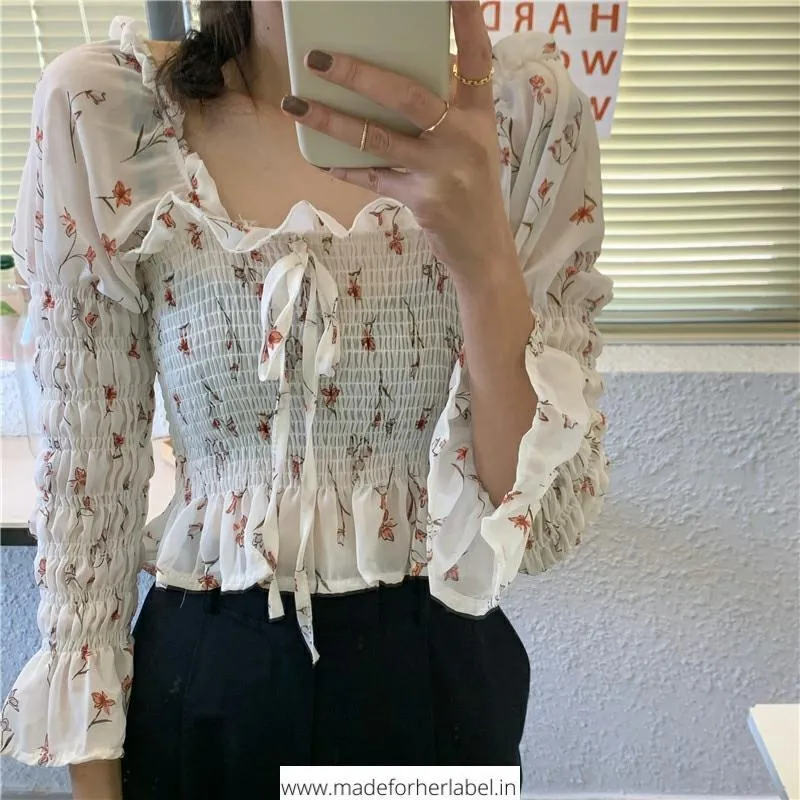 Alisa Ruched Blouse