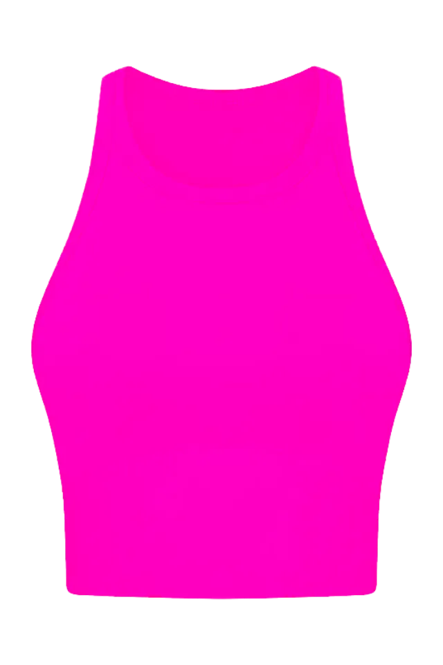 Athena Fuchsia Crop Top