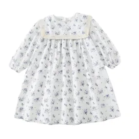 Baby Kid Girls Flower Print Dresses