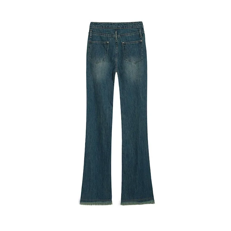 Blue Tatter Rustic Jeans