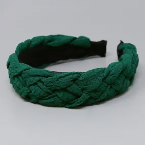 Braided Pleated Fabric Headband