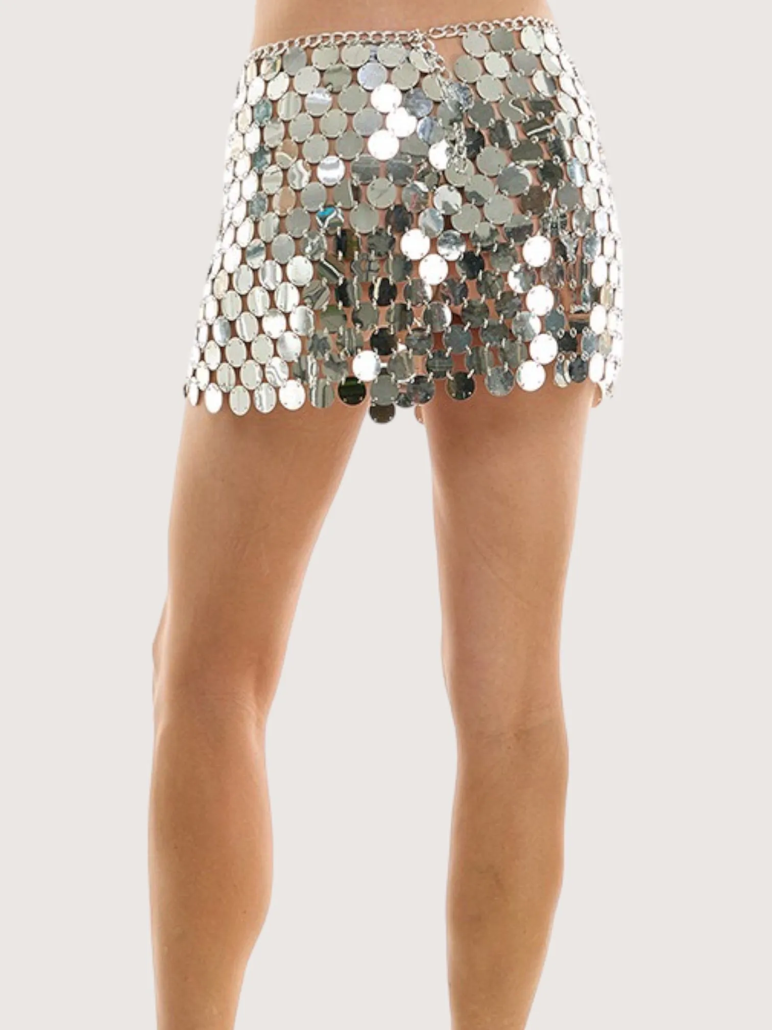 Chainmail Mini Skirt