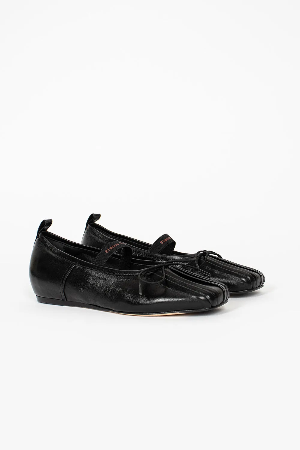 Classic Pleated Ballerina Black