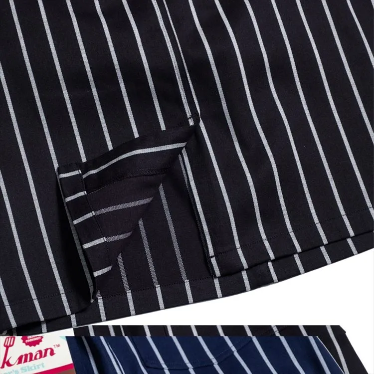 Cookman Baker's Skirt - Stripe : Black