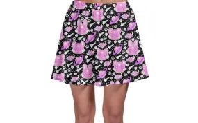 Cosmic Cuties Black Skater Skirt [Made To Order]