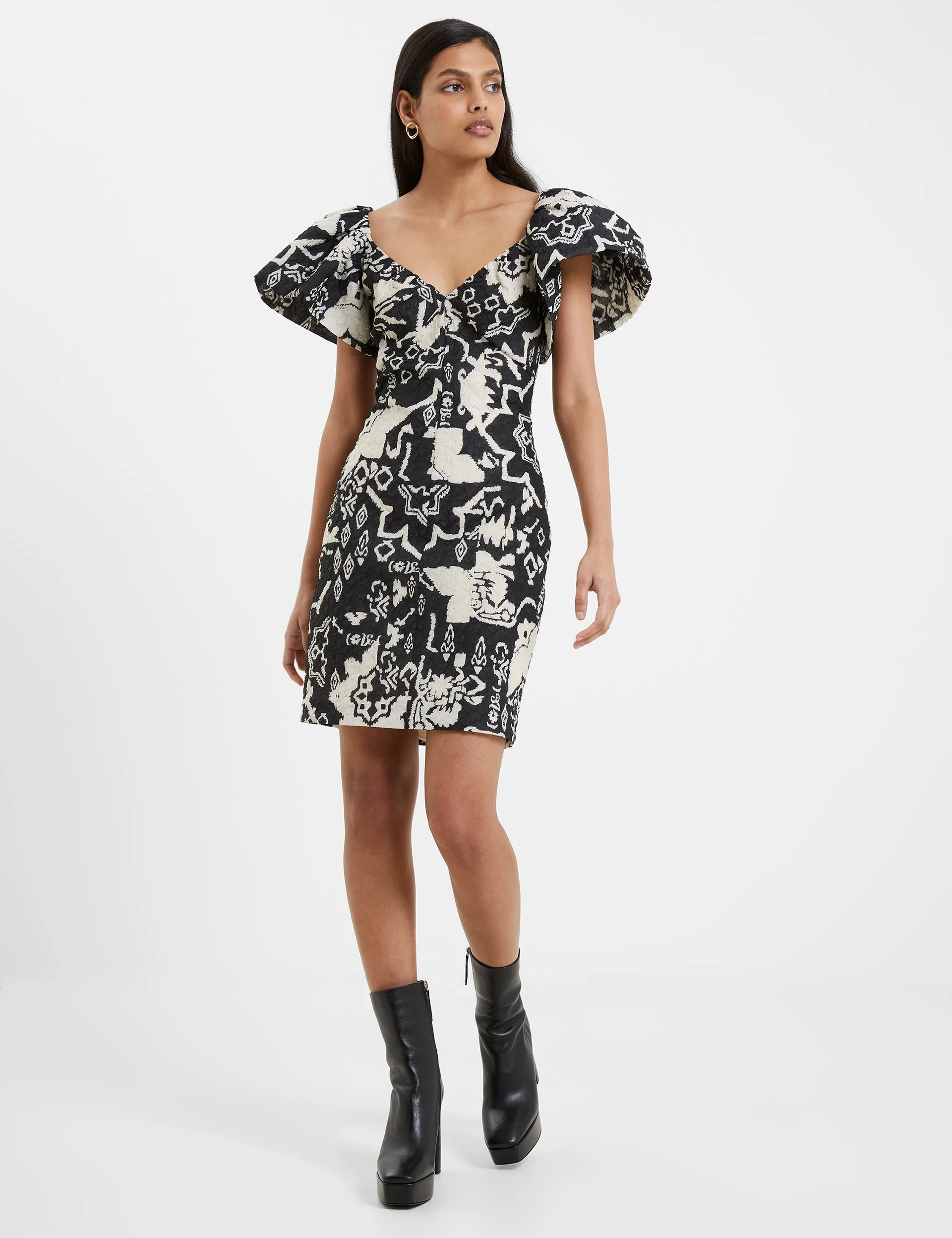 Deon Candra Jacquard Dress