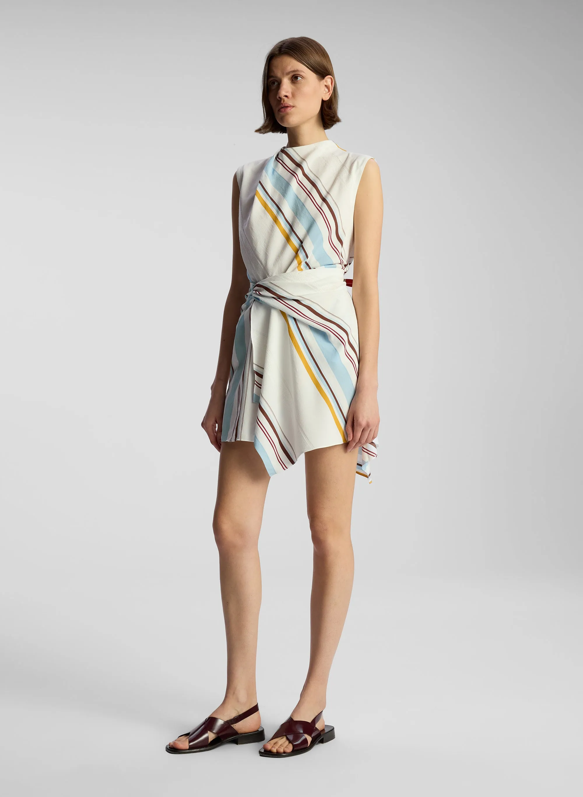 Dion Striped Mini Dress