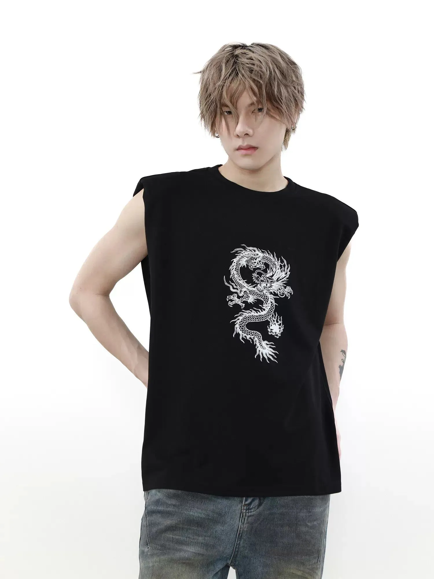 Dragon Graphic Tank Top