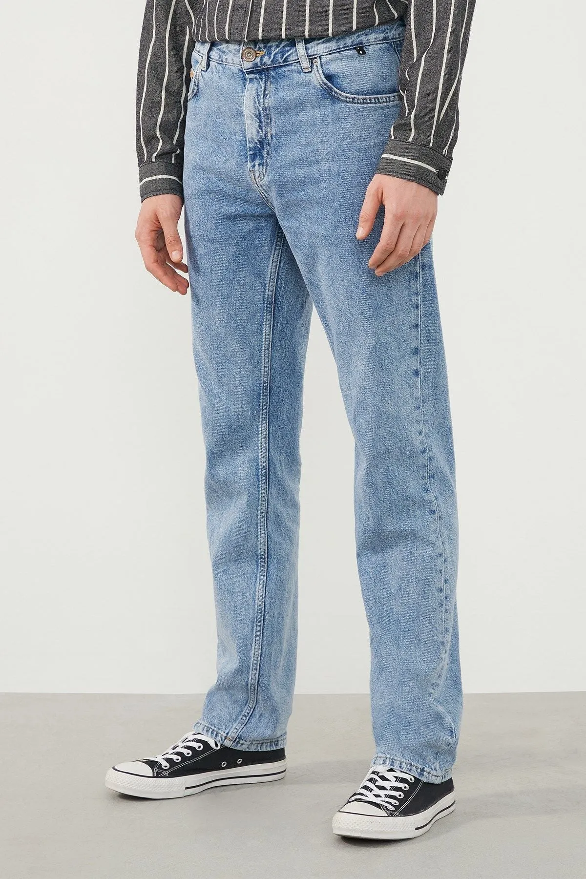 Drej Loose Fit Light Blue Men's Jeans