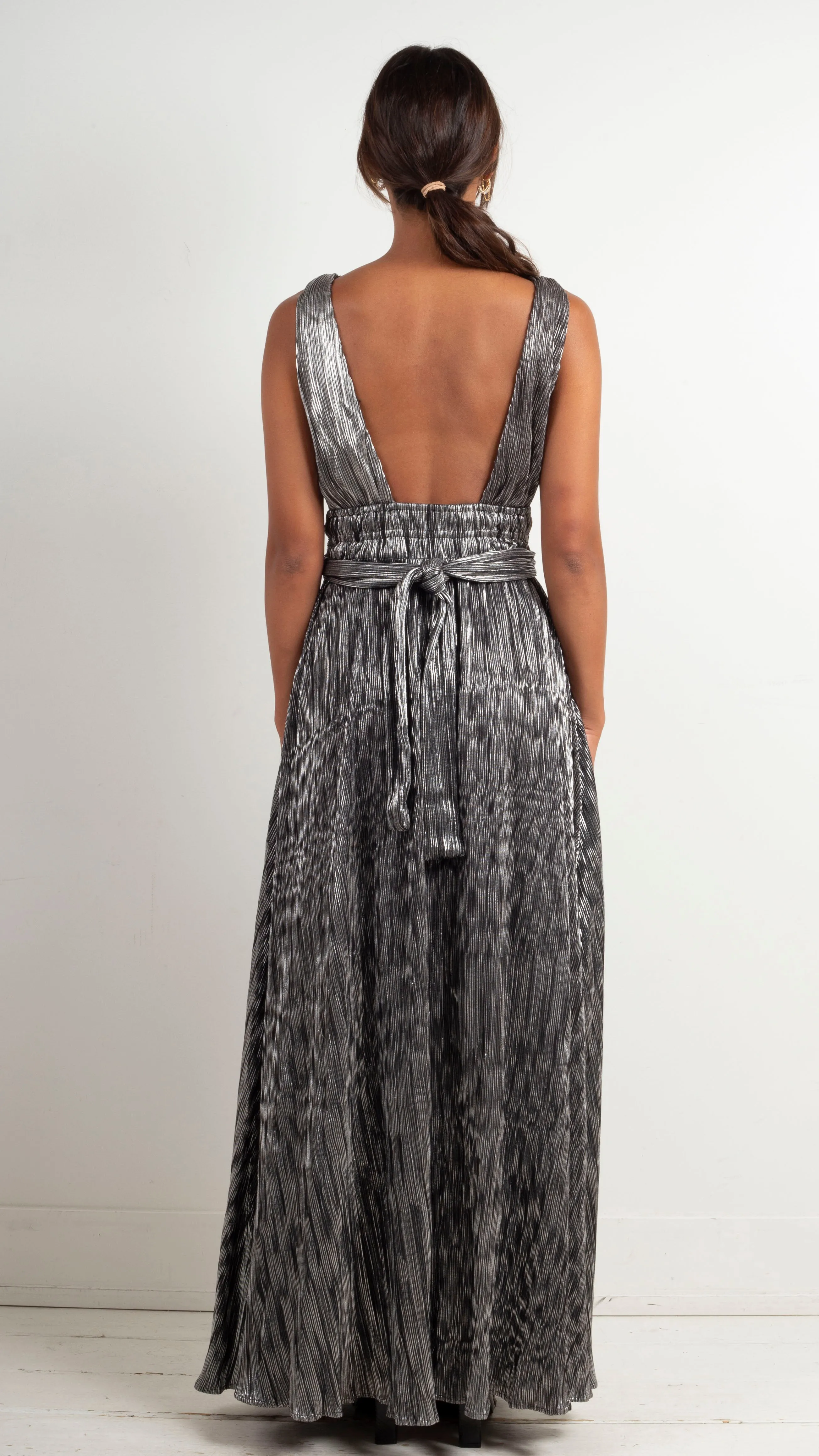 Elixir Maxi Dress - Silver