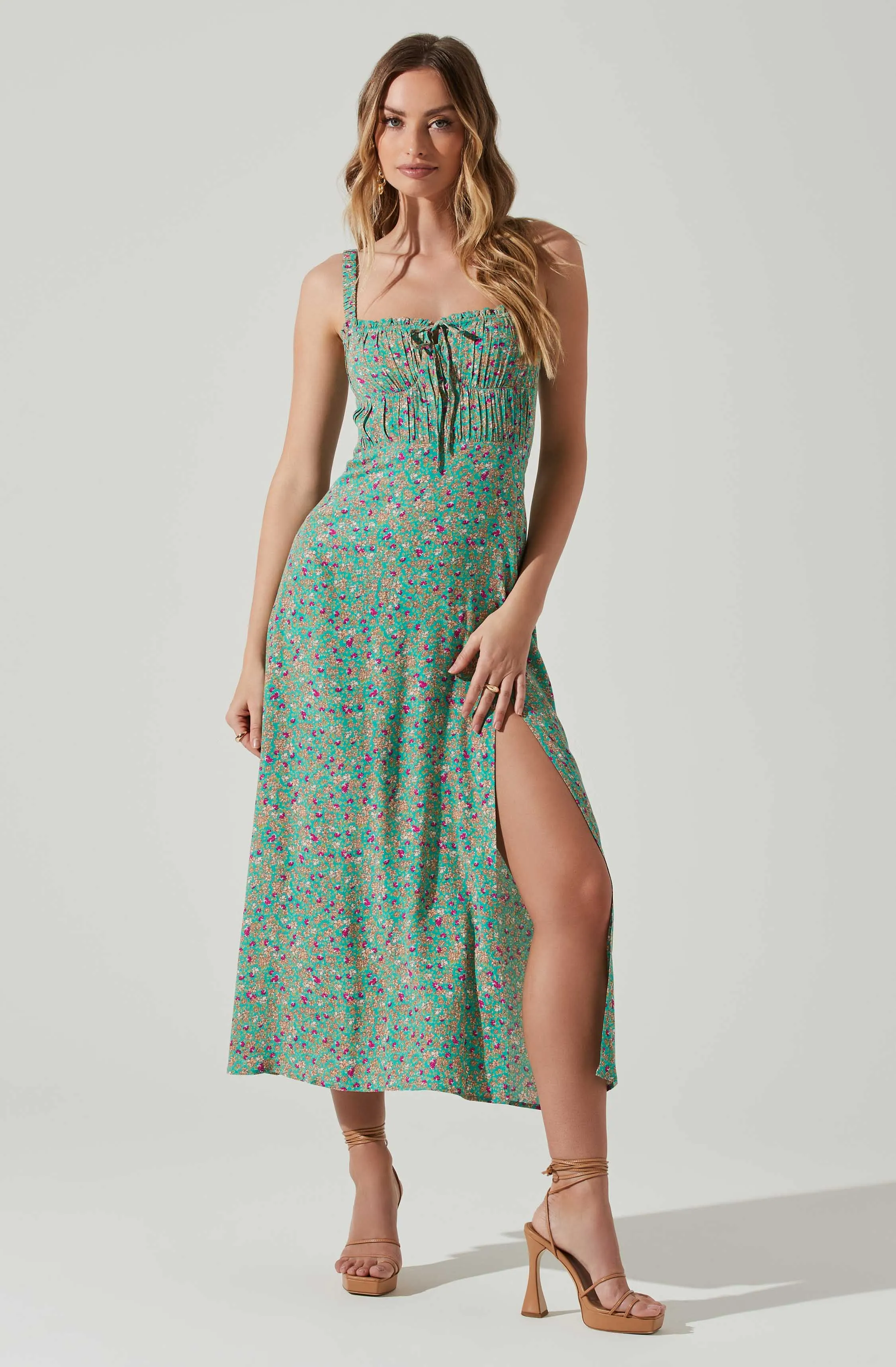 Elsie Floral Midi Dress