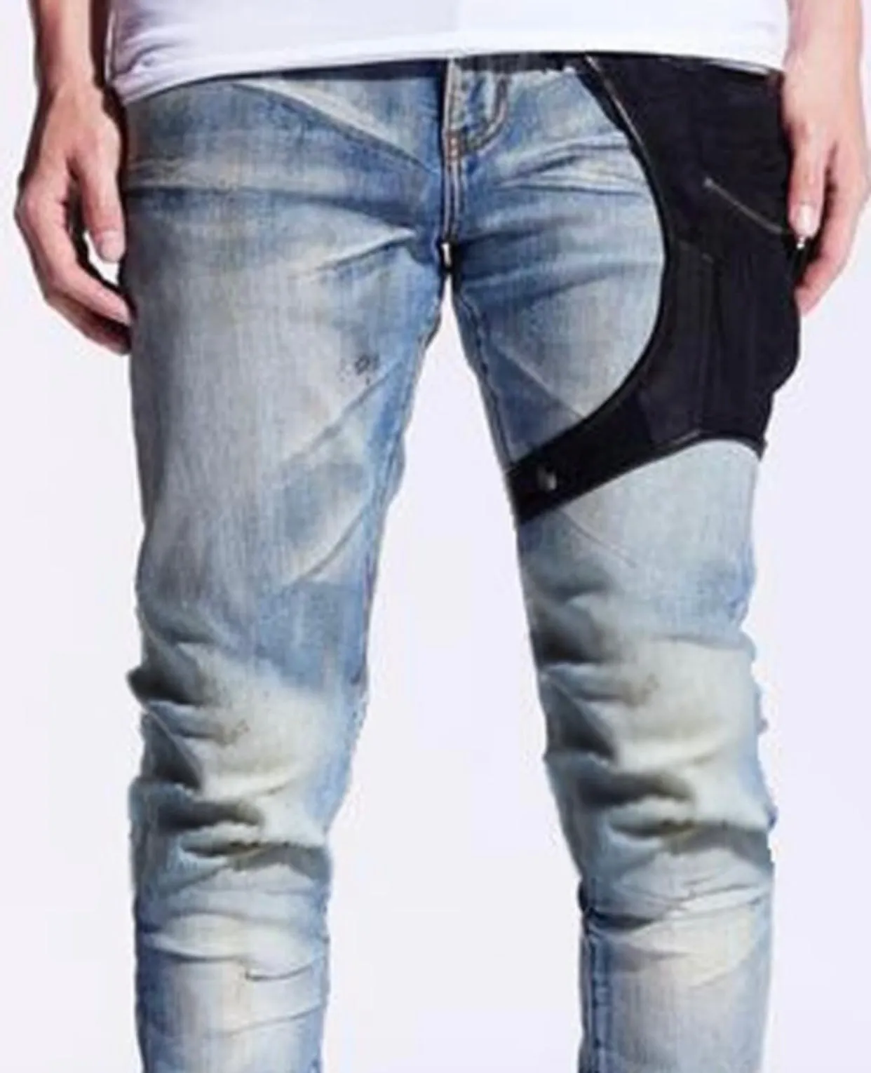 Embellish NYC Blue Tactical Jeans (106)