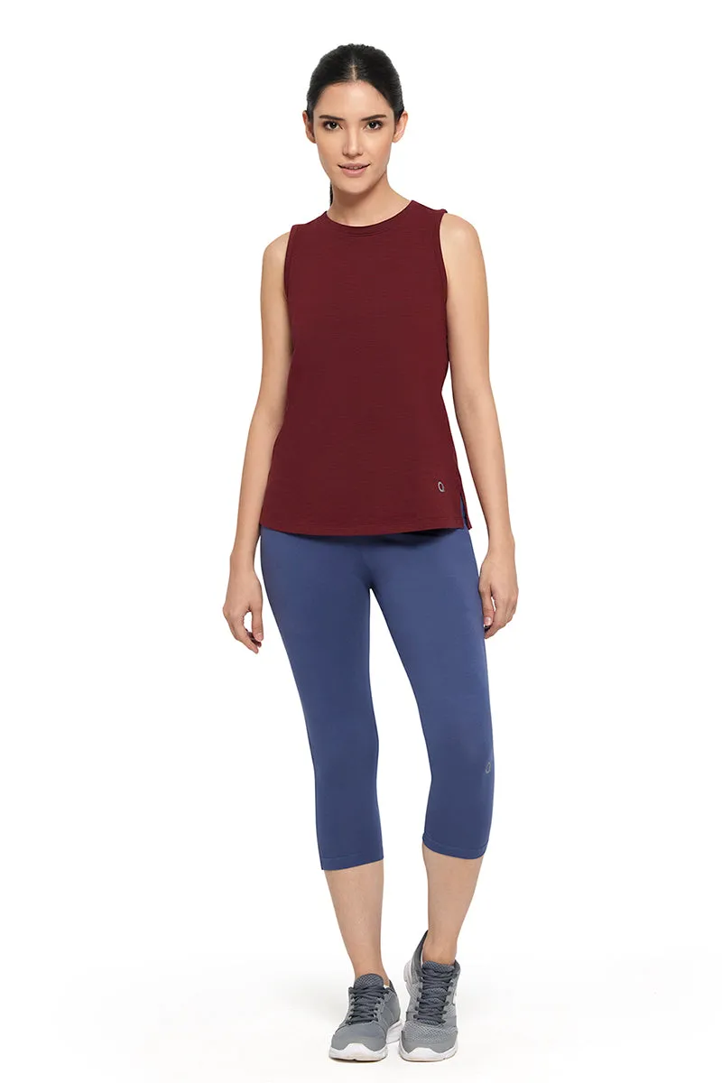 Essential Tank Top - Pomegranate Marl