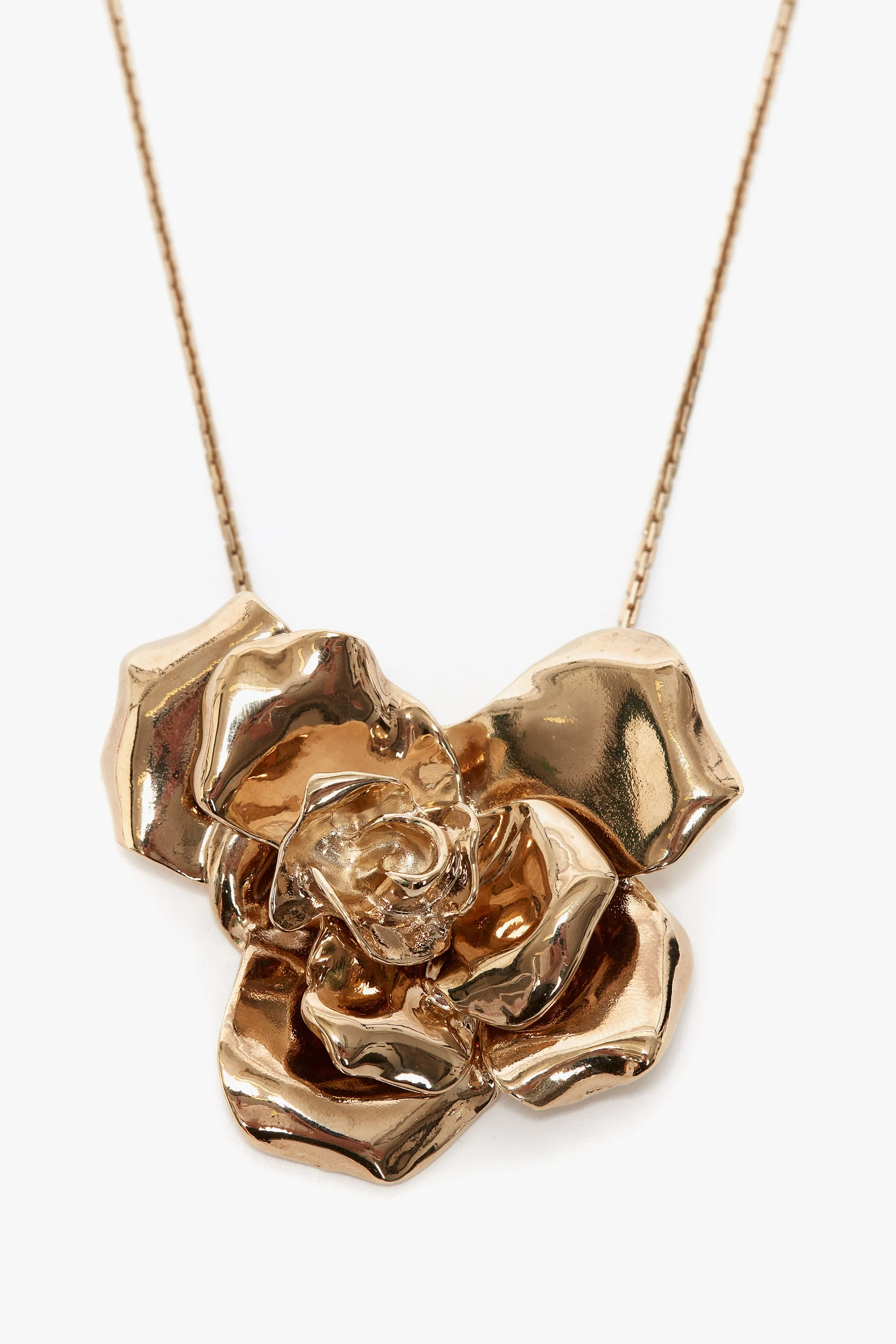 Exclusive Flower Necklace In Gold