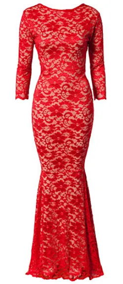 Faye Maxi Dress Red