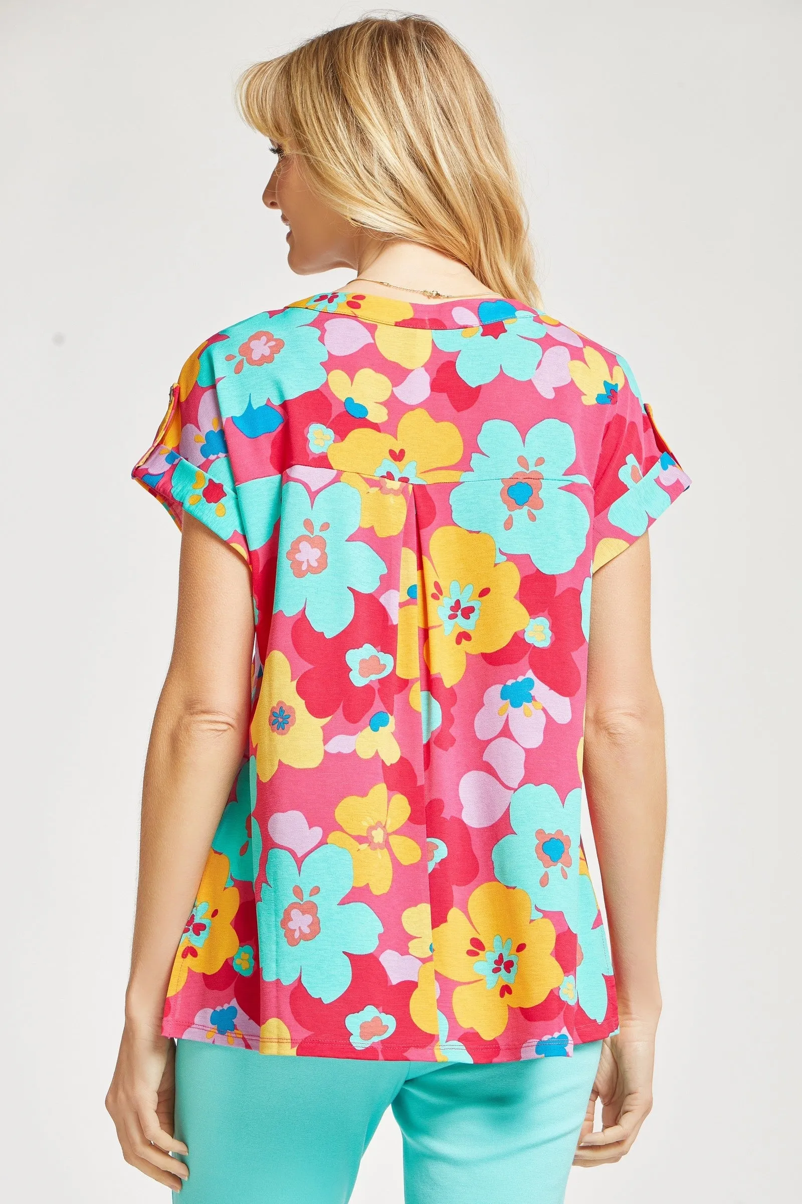 Flower Punch Lizzy Dolman Top