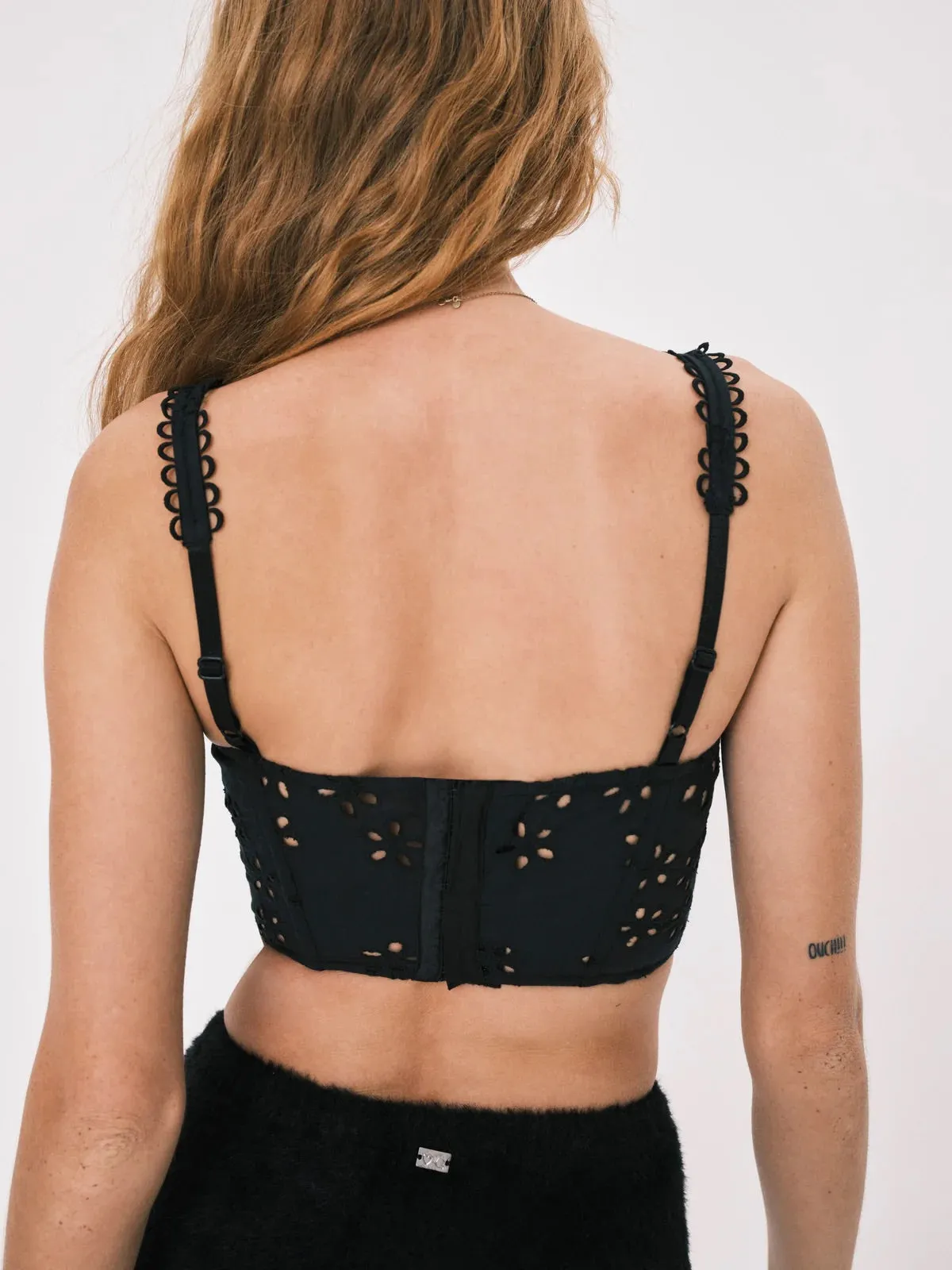 For Love & Lemons - Sammie Crop Top - Black