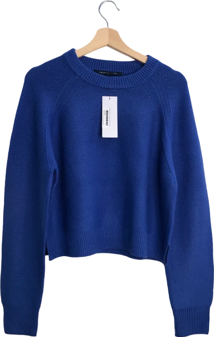 French Connection Light Blue Depths Babsoft LS Crew Neck Jumper UK L