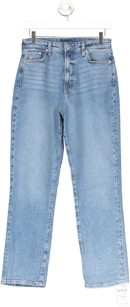 H&M Blue Vintage Mom Ultra High Rise Jeans UK 8