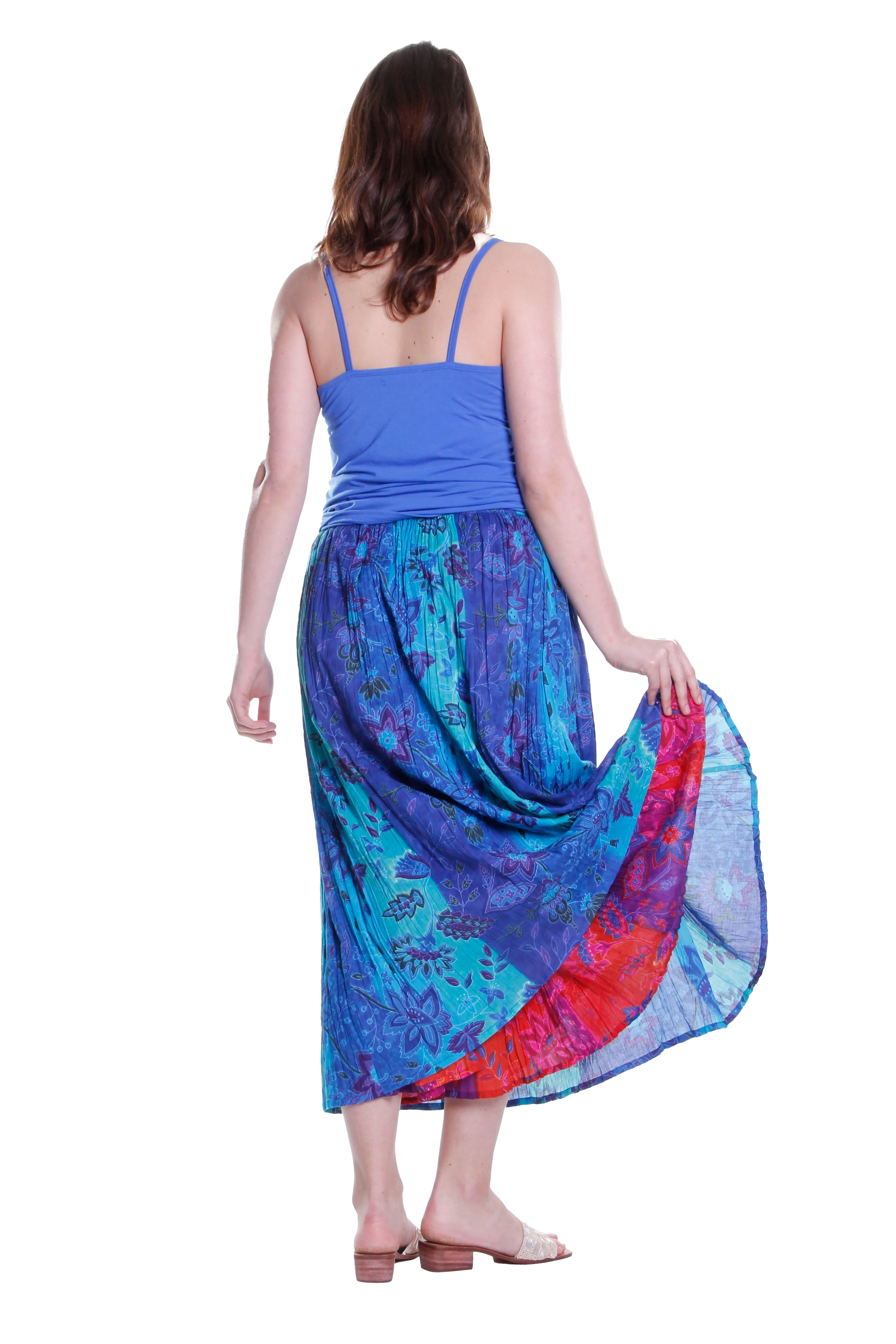 La Cera Plus Size Reversible A-line Skirt