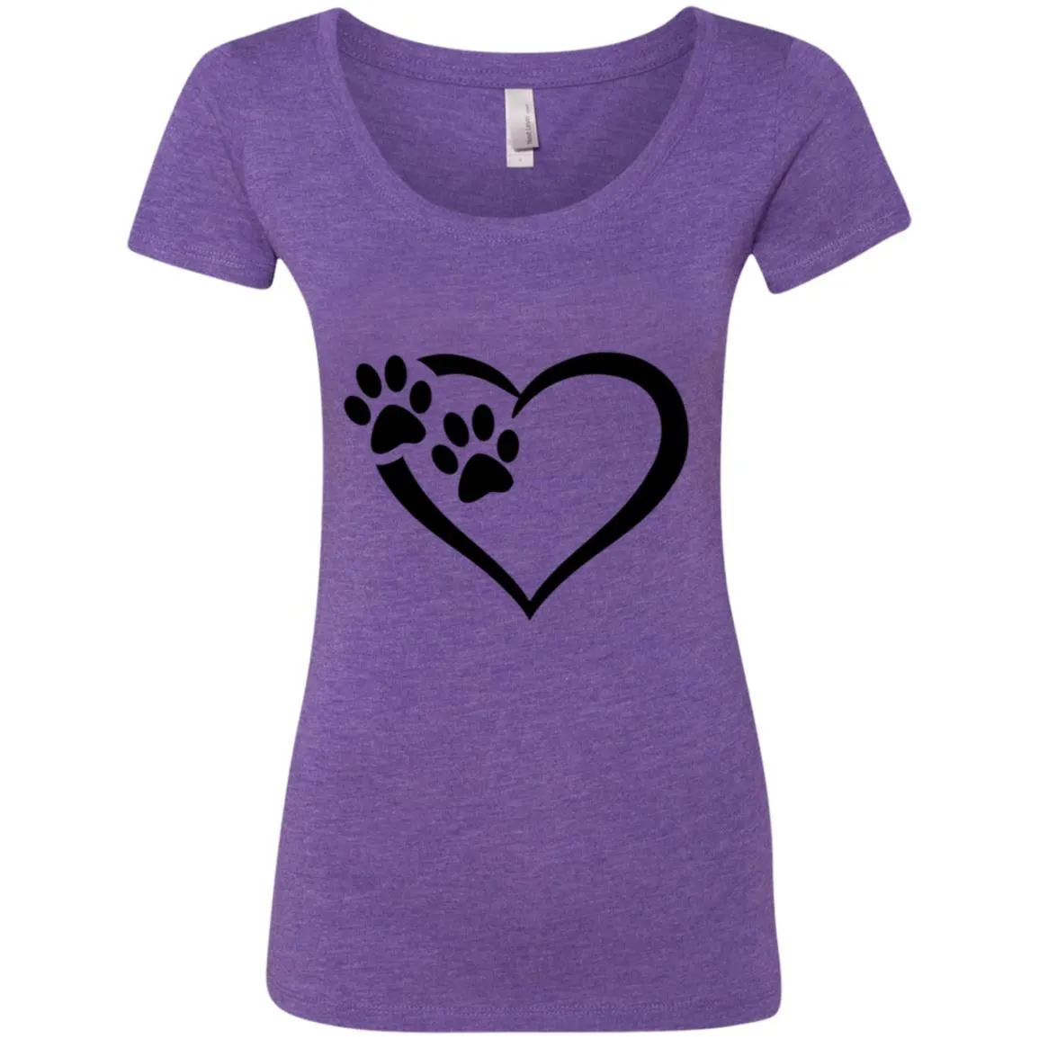 Ladies' Paws Of Passion Scoop Shirt