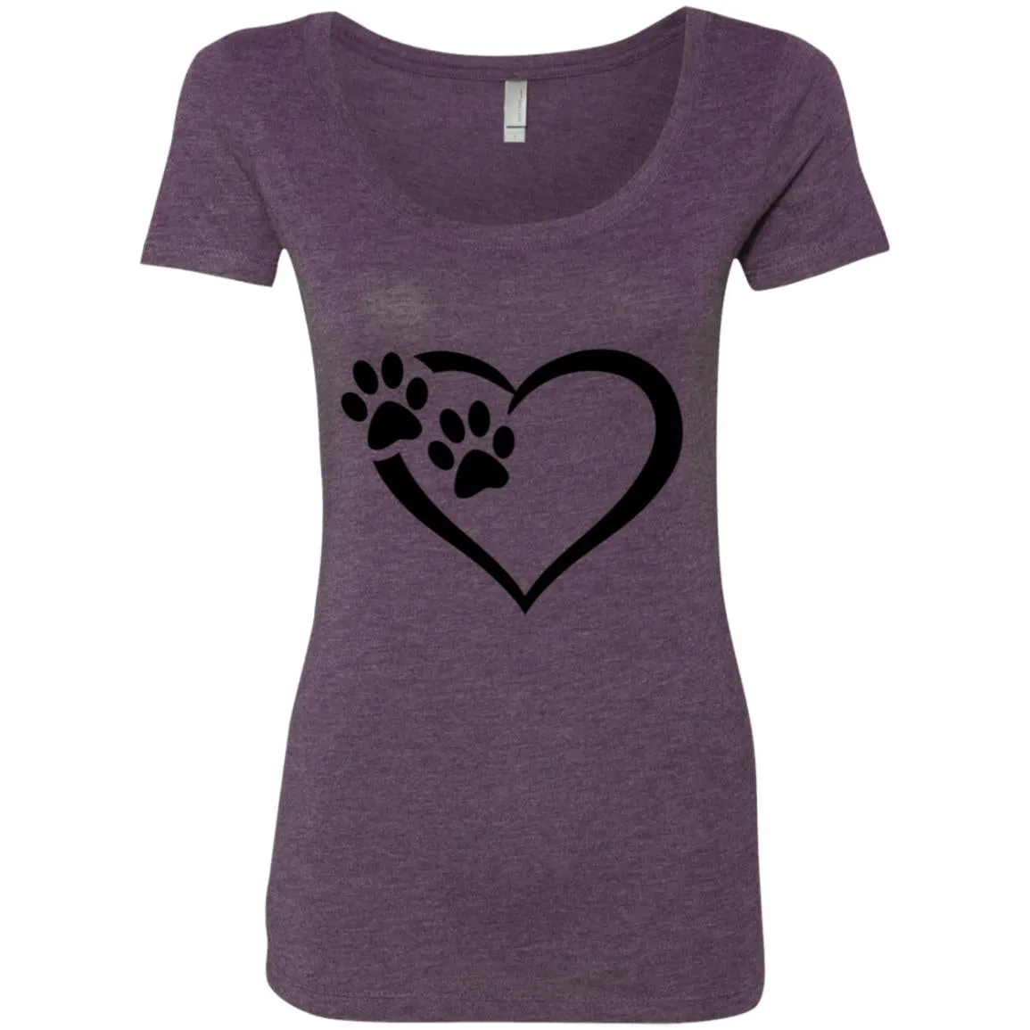 Ladies' Paws Of Passion Scoop Shirt