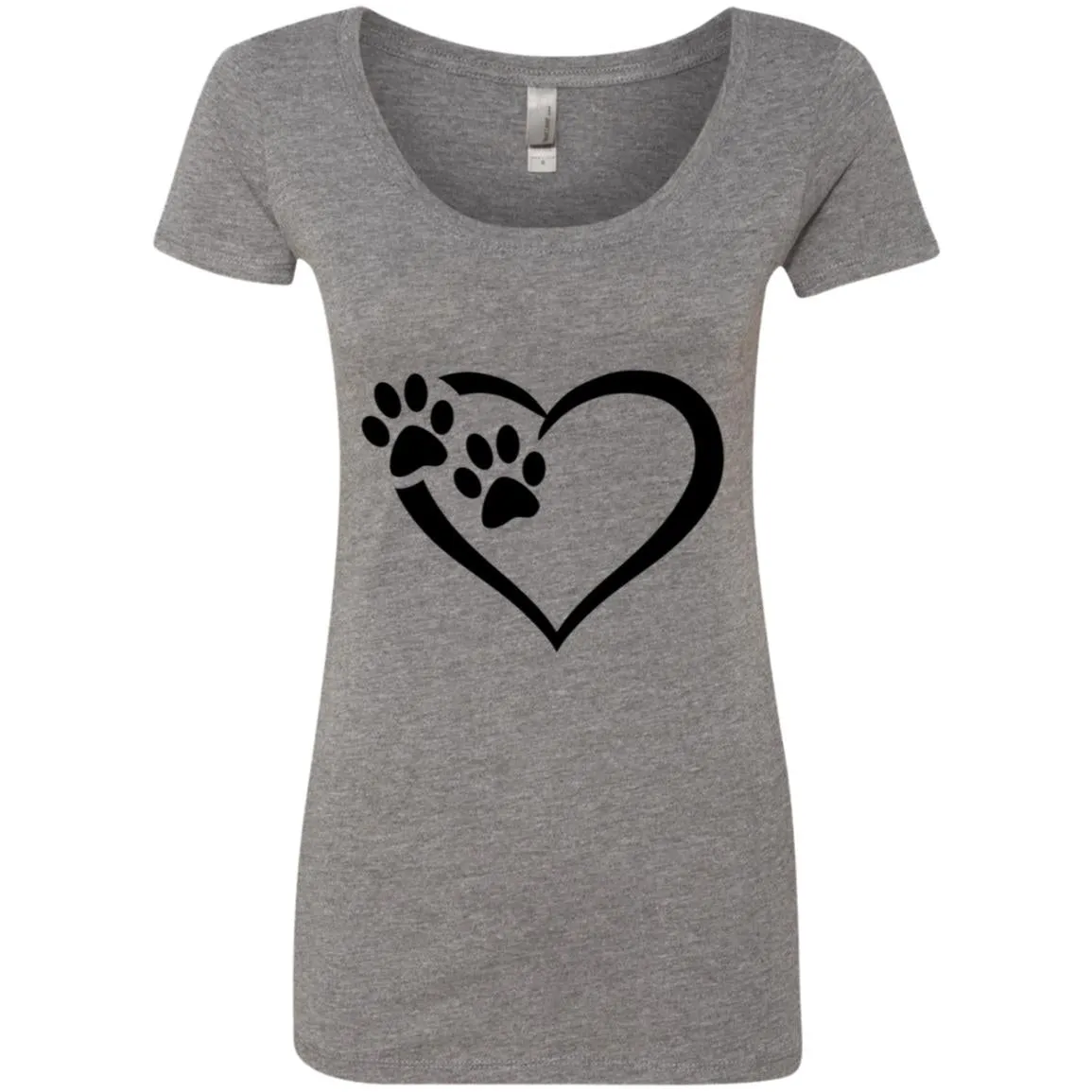 Ladies' Paws Of Passion Scoop Shirt