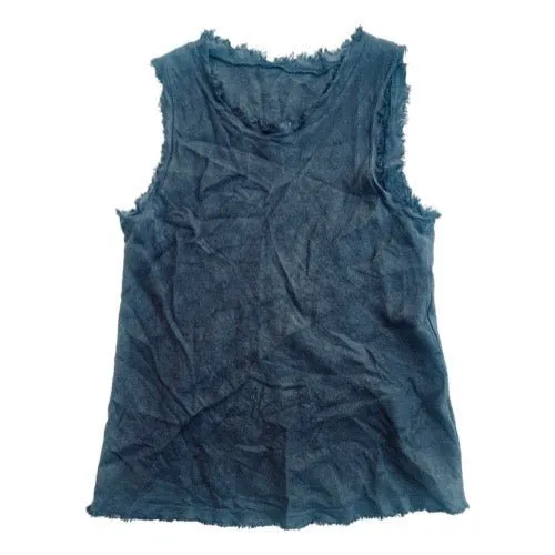 Linen Distressed Edge Tank