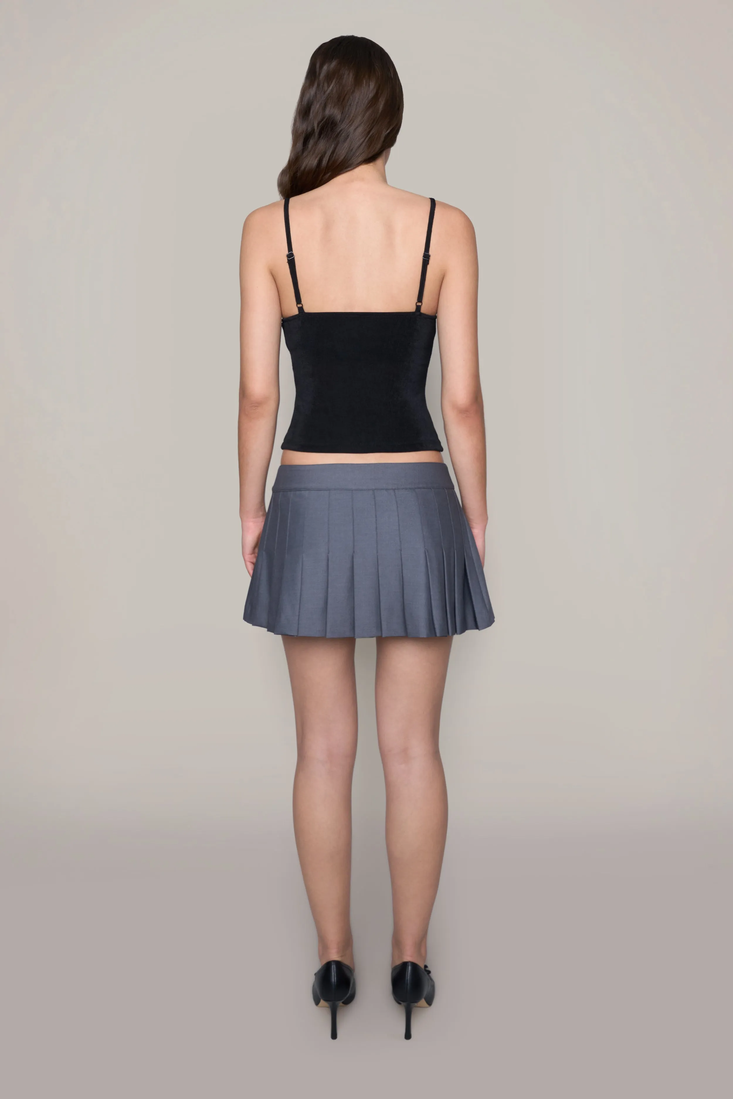 Lyneth Pleated Mini Skirt