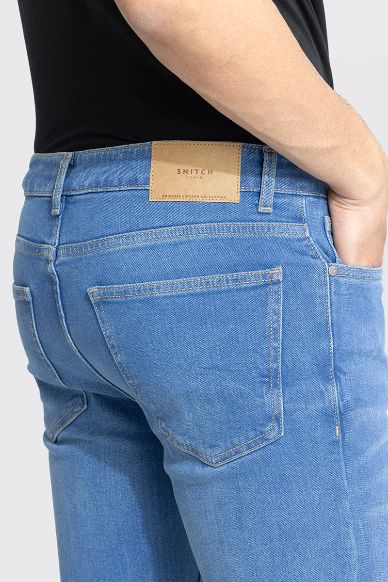 Maddox Blue Skinny Fit Jeans