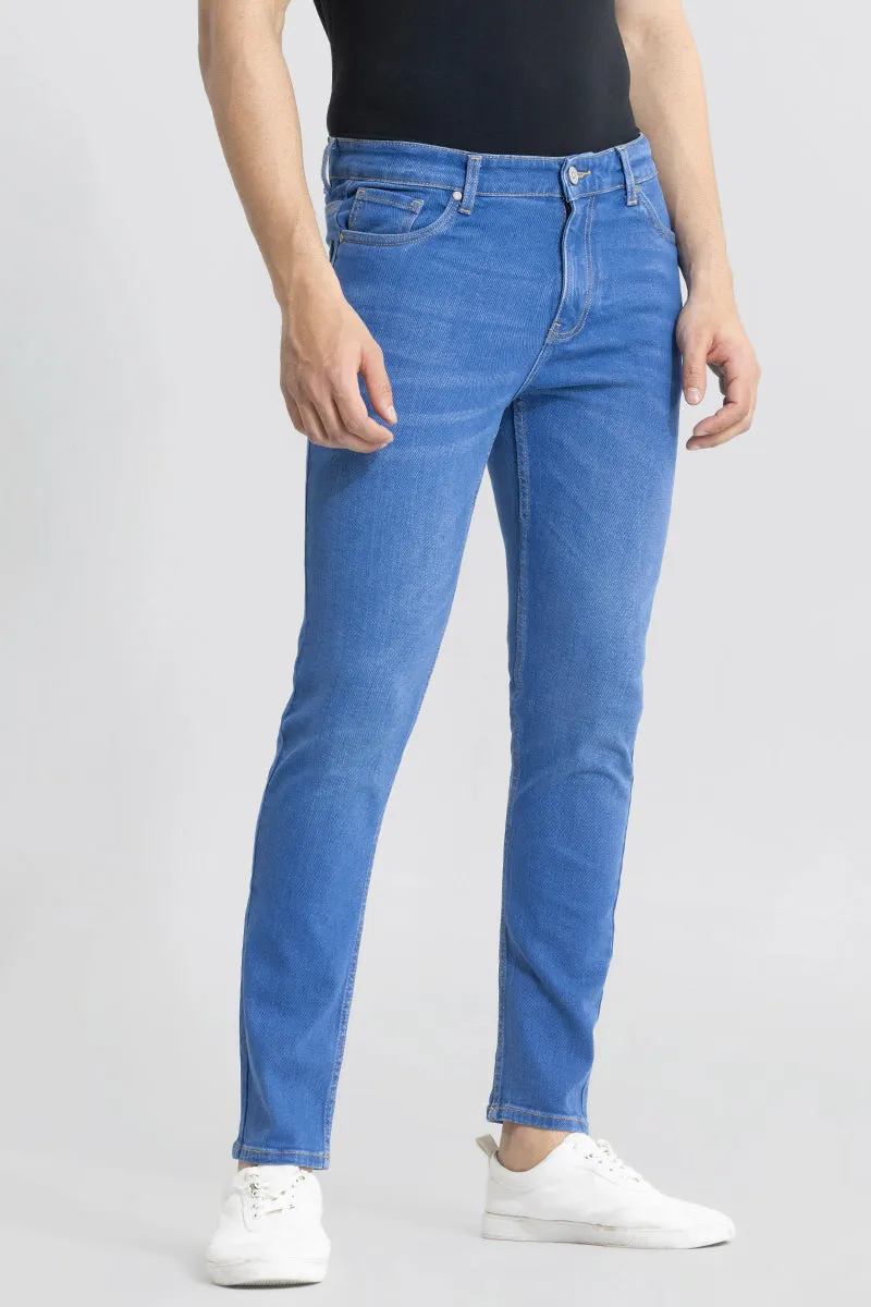 Maddox Lapis Blue Skinny Fit Jeans