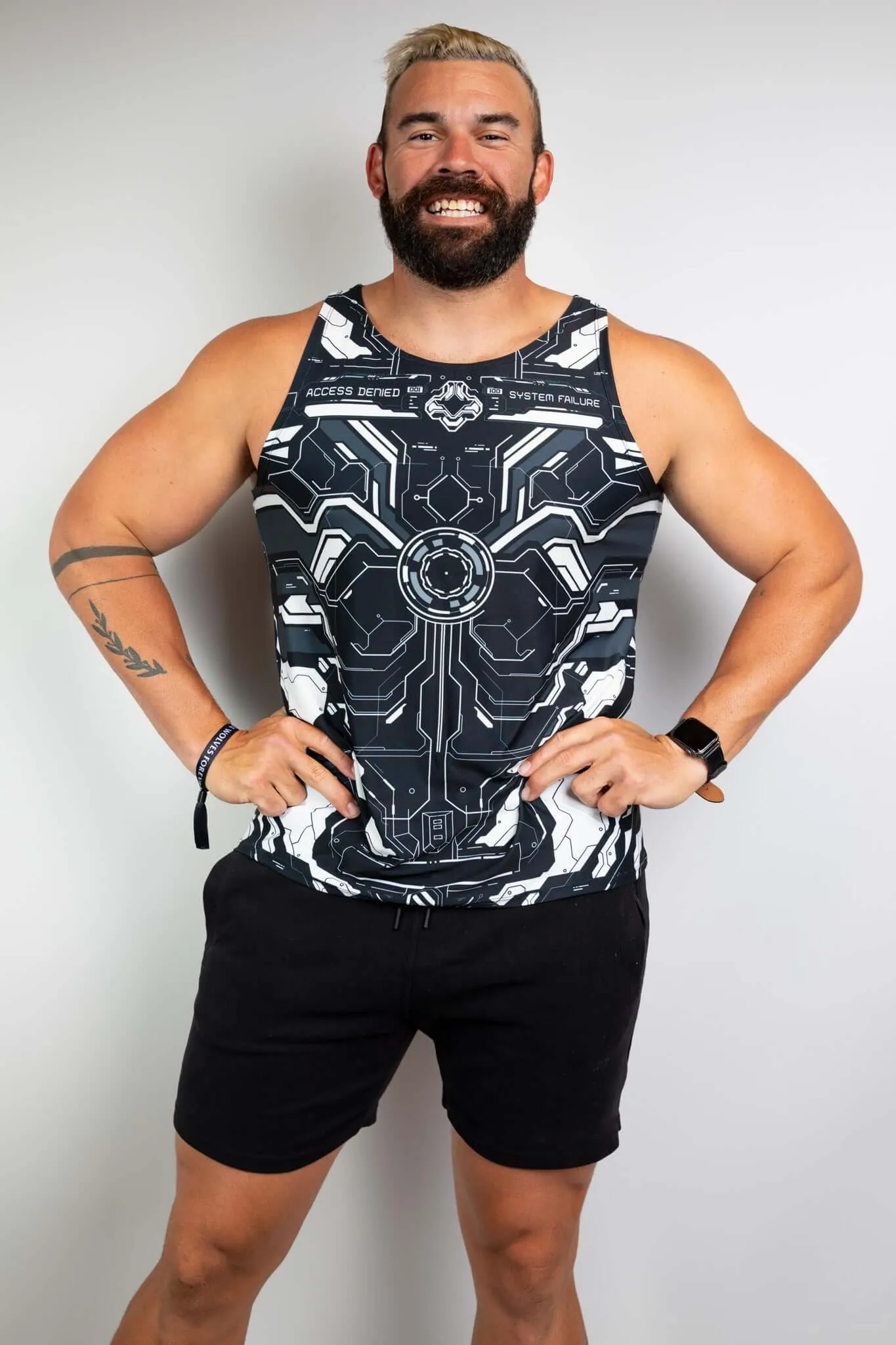 Mechanoid Unisex Tank Top - Black