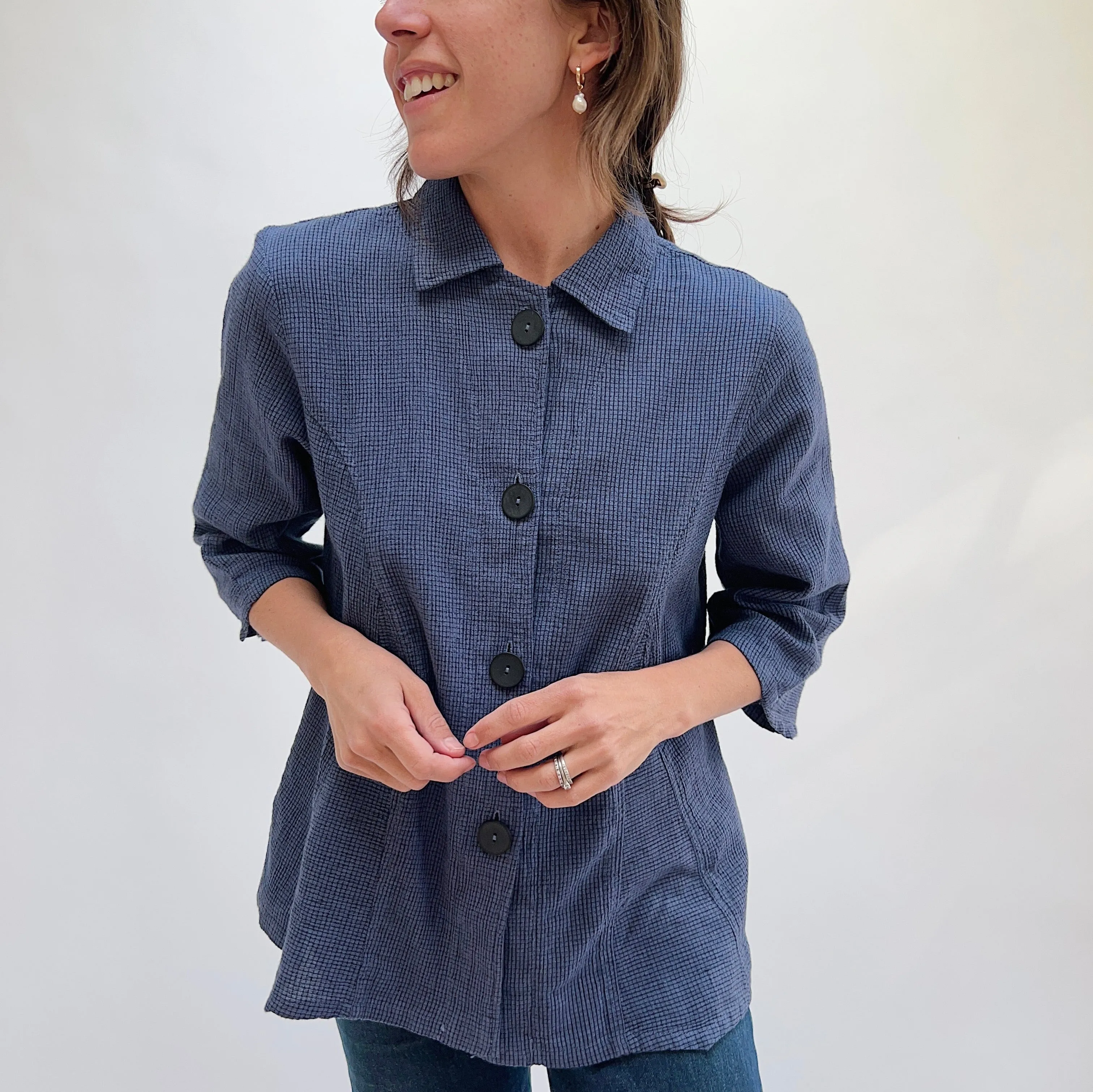 Mill Valley | A-Line Button Down in Lake