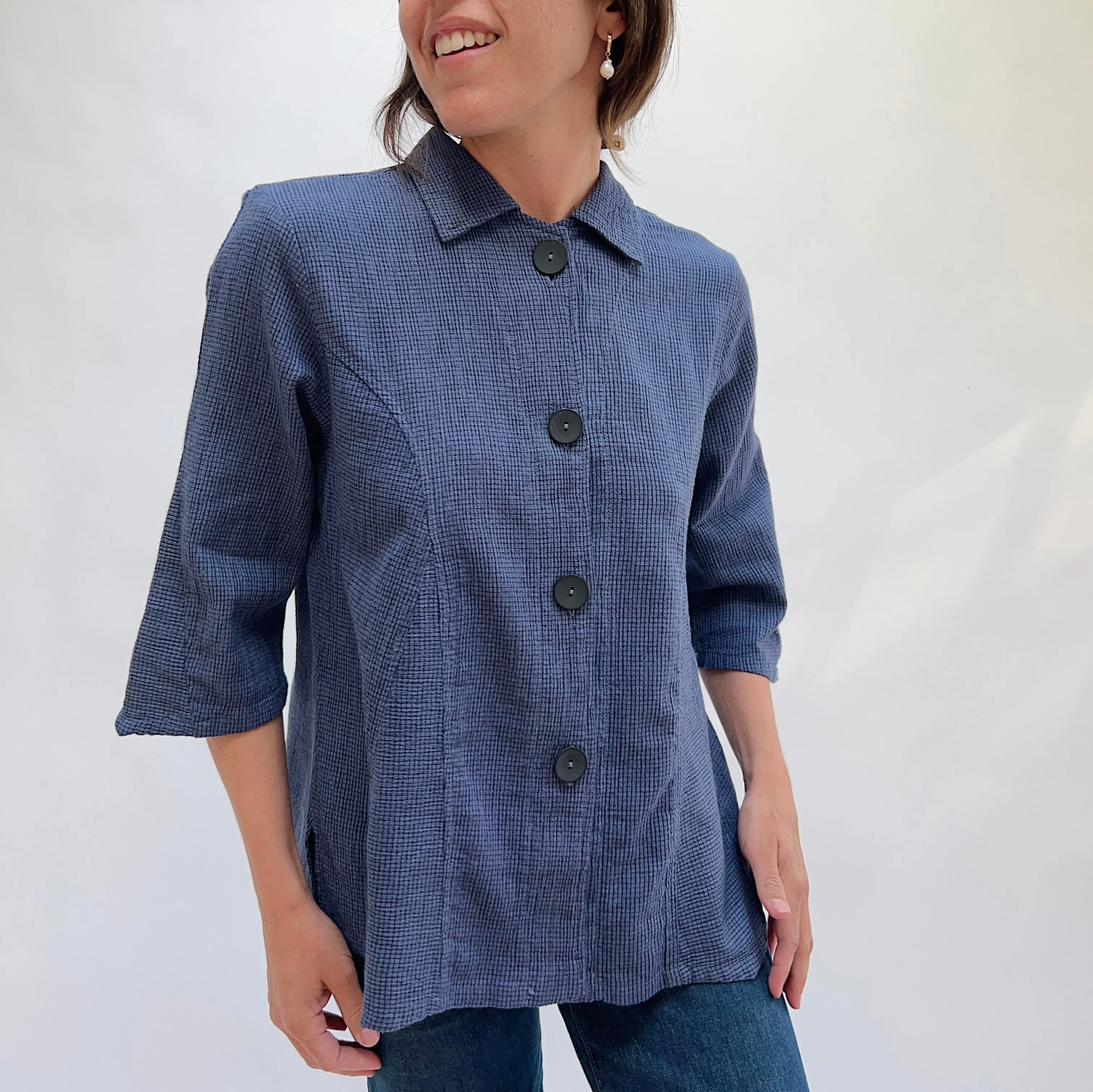 Mill Valley | A-Line Button Down in Lake