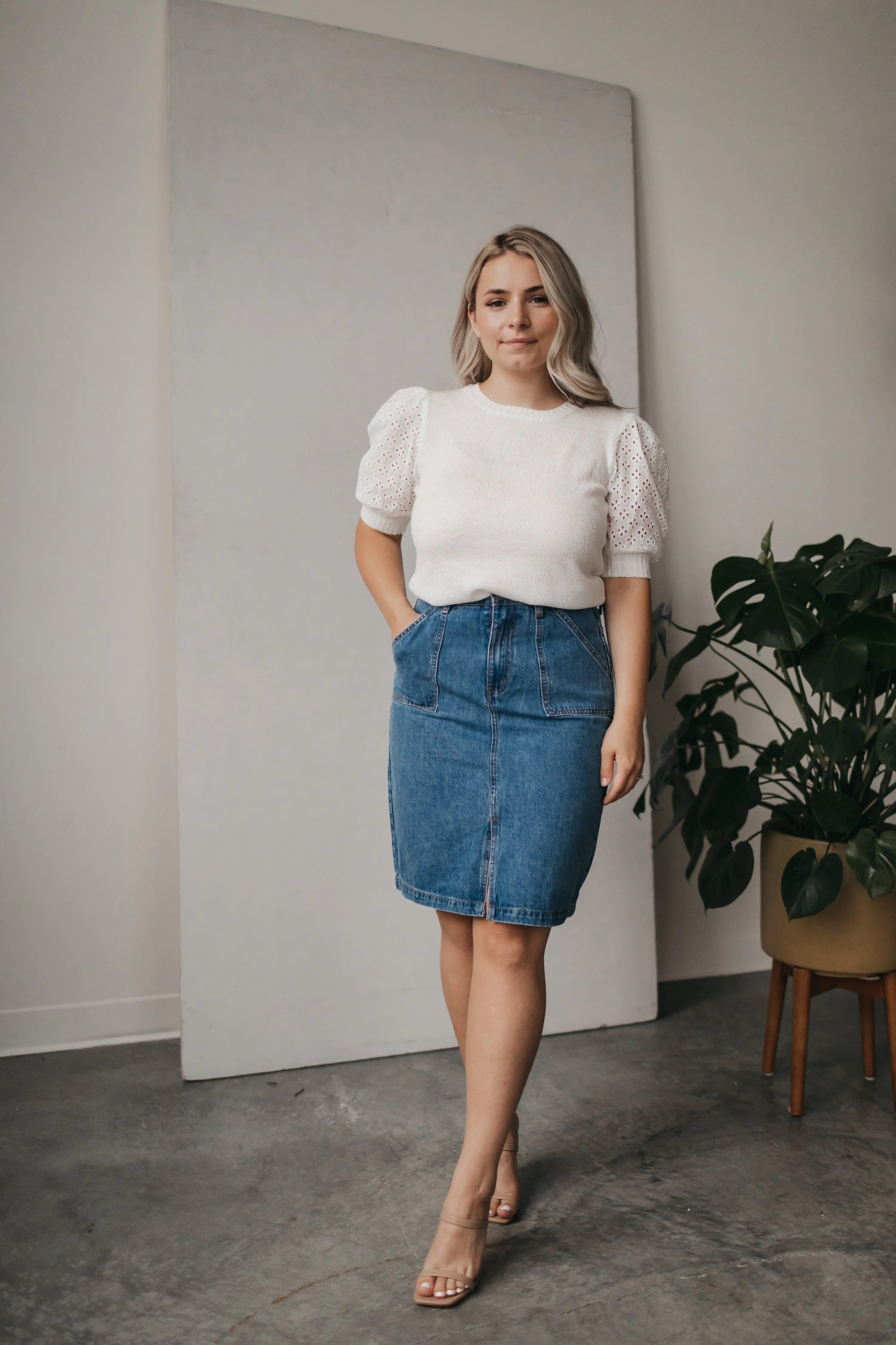 Millie Denim Skirt