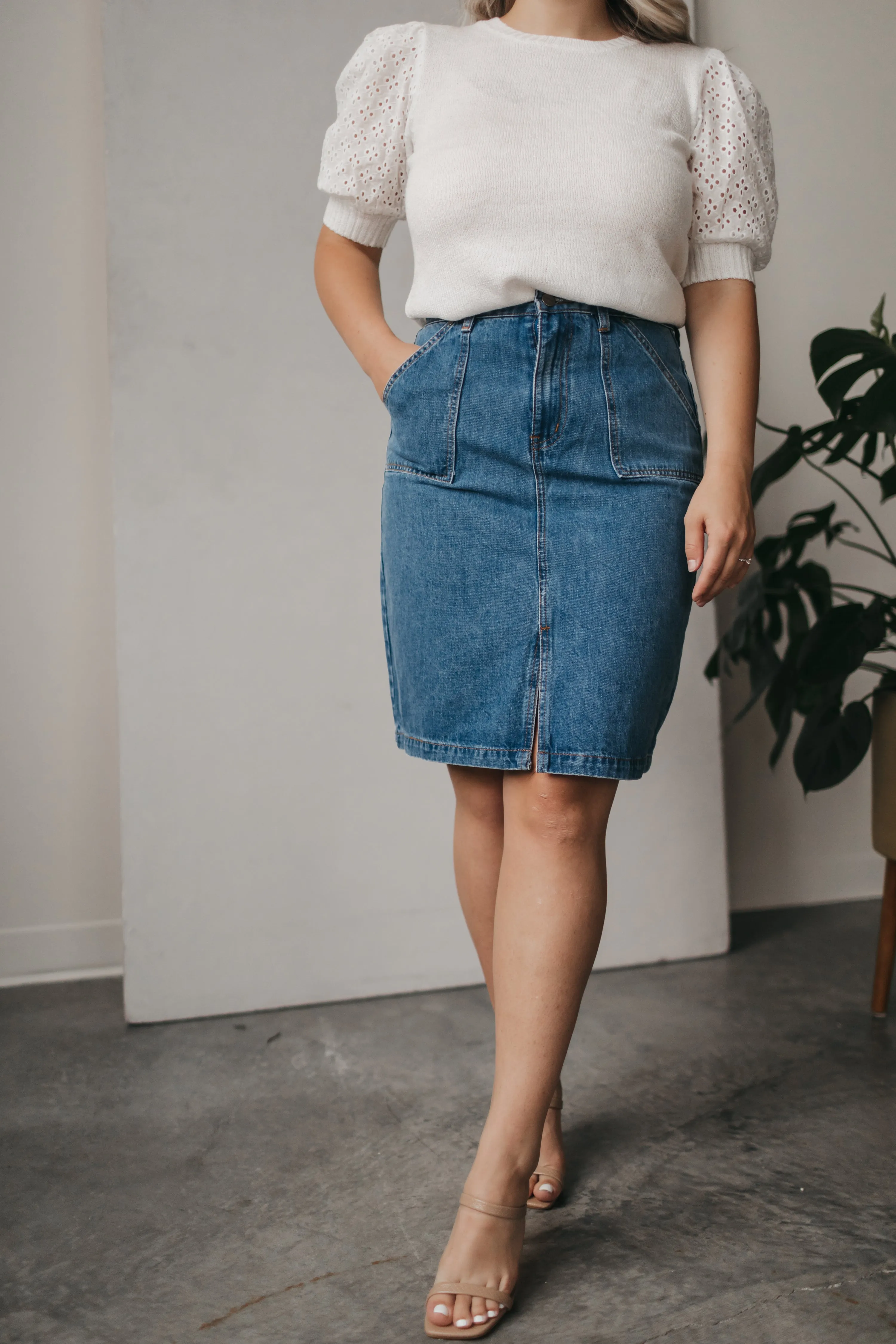 Millie Denim Skirt