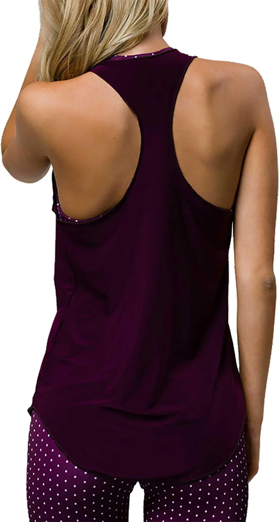 Onzie Aubergine Glossy Flow Tank Top