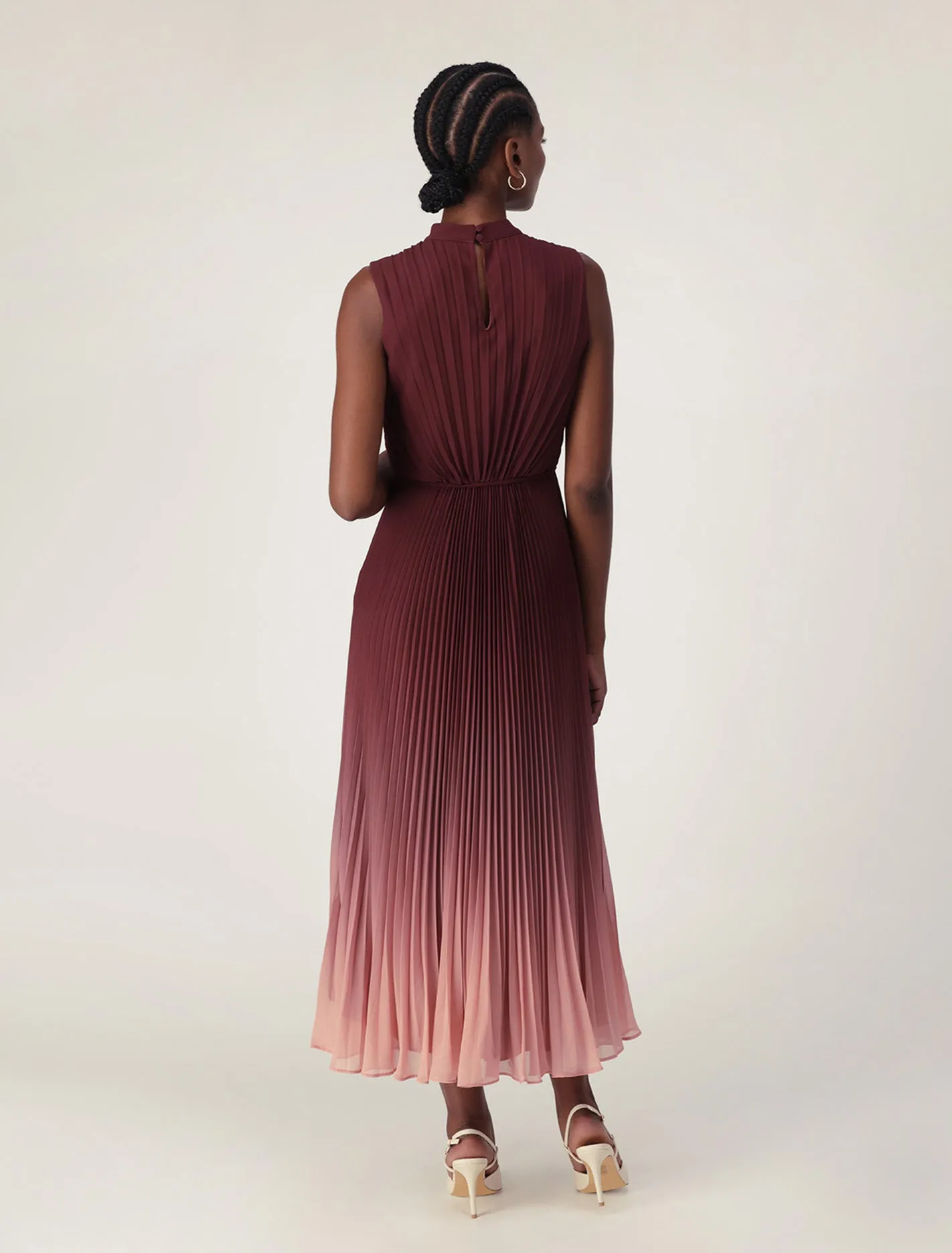 Phillipa Pleated Midi Dress