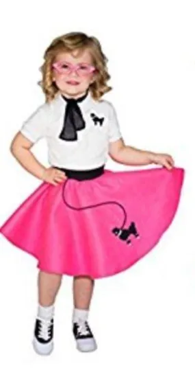 Pink Poodle Dress for Toddlers