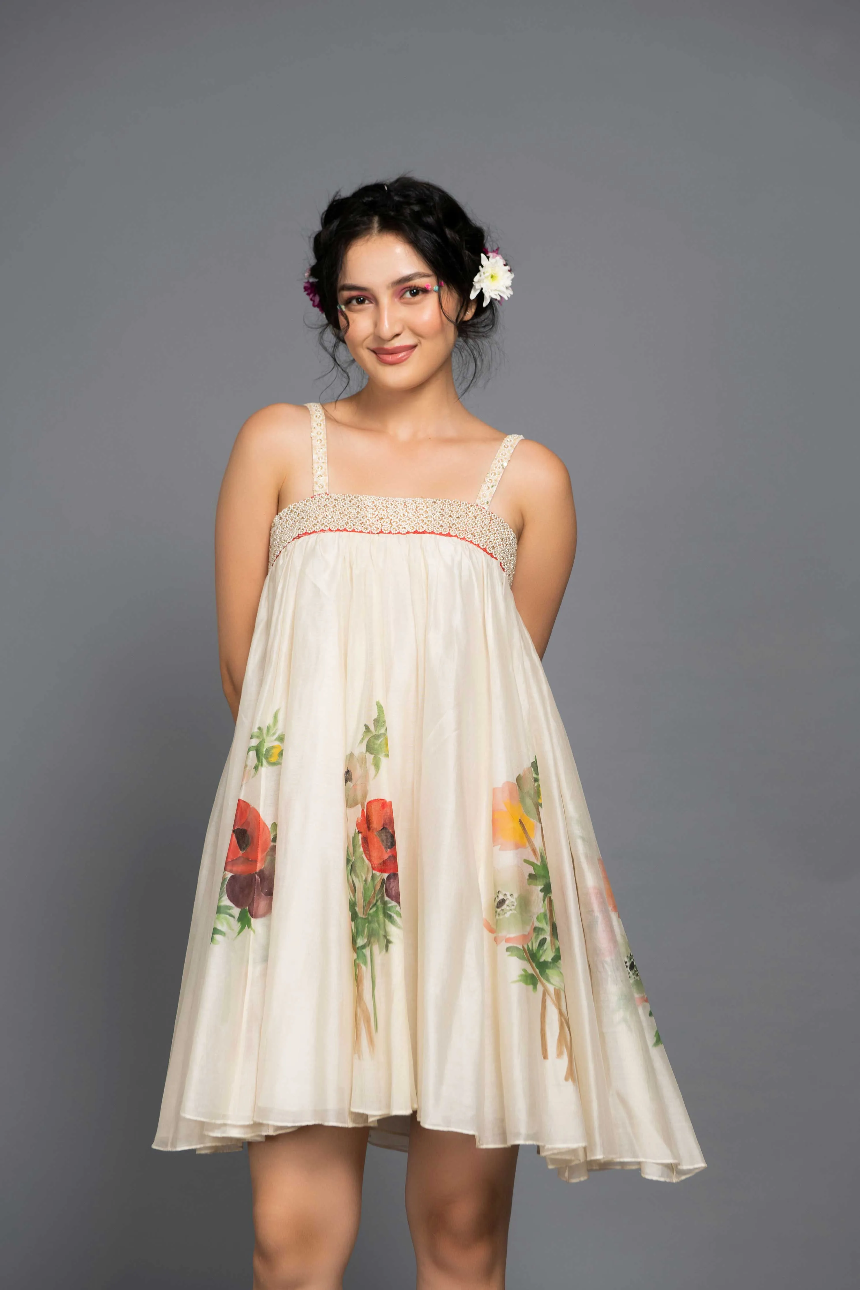 Poppy Chanderi Dress