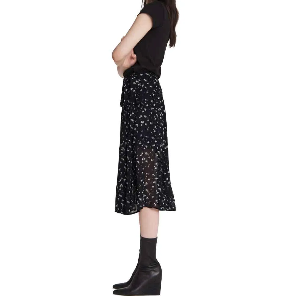 Rag & Bone Lily Floral Midi Skirt