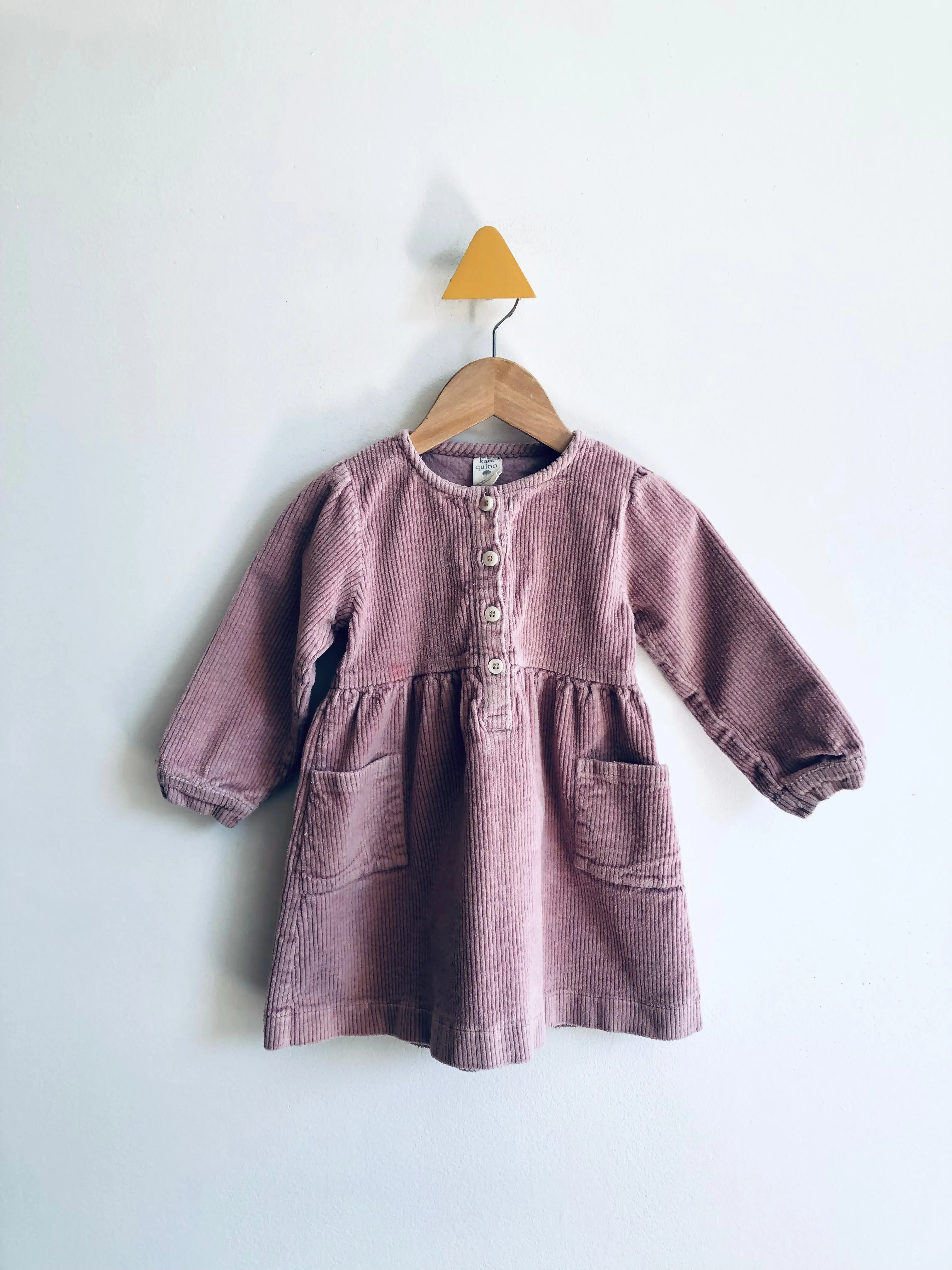 REALLY LOVED Stretchy Corduroy Dress // 2Y