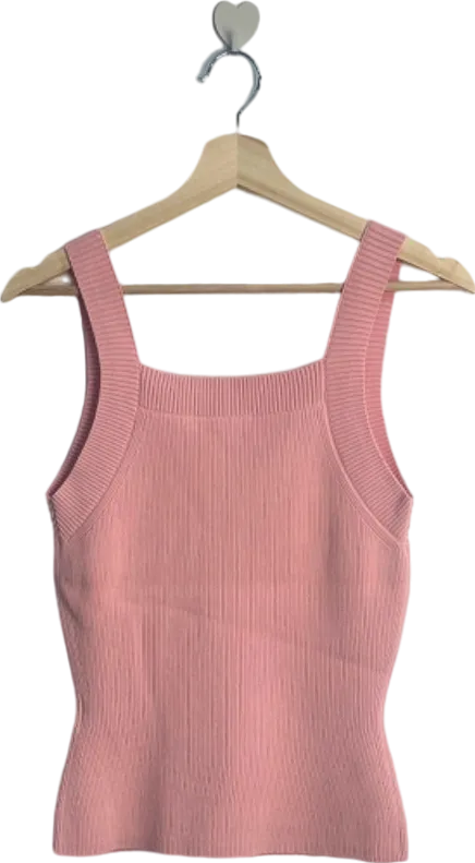 Reiss Blush Dani Sweetheart Neck Tank Top UK M