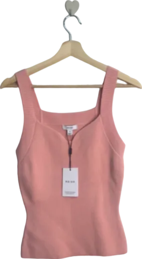 Reiss Blush Dani Sweetheart Neck Tank Top UK M