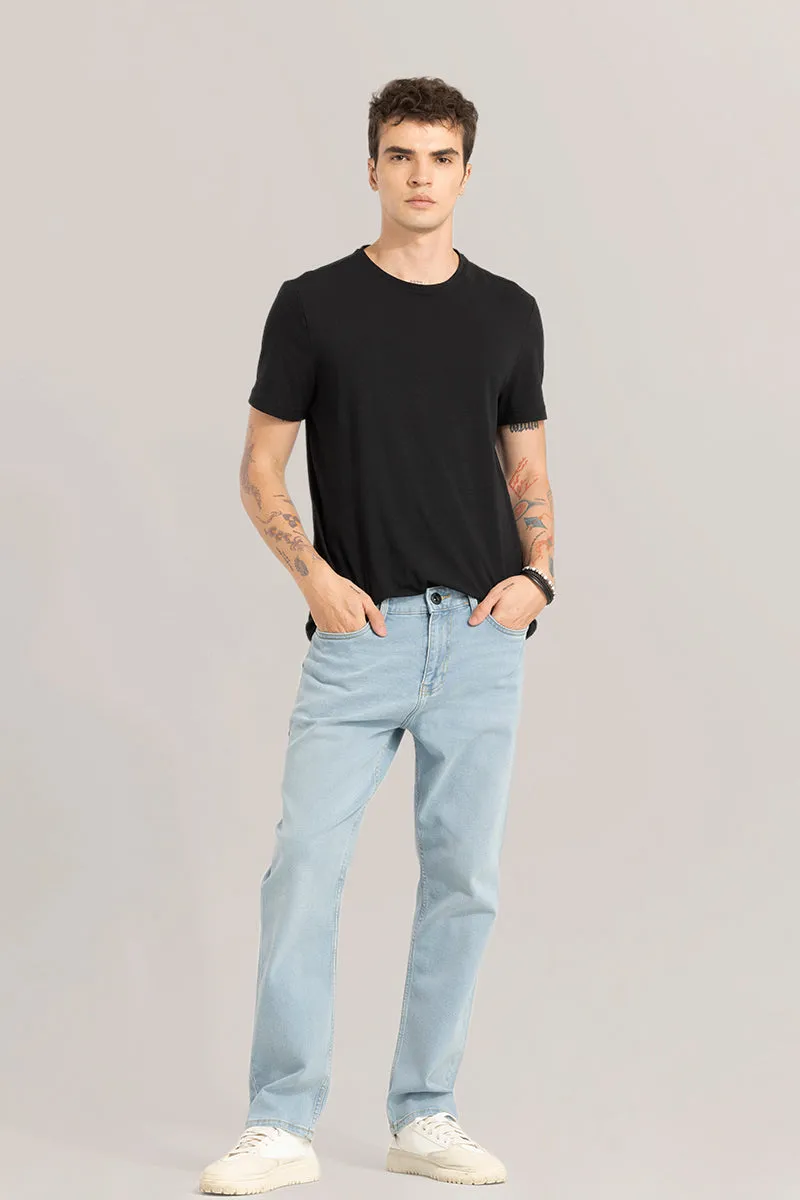 Romania Sky Blue Comfort Fit Jeans