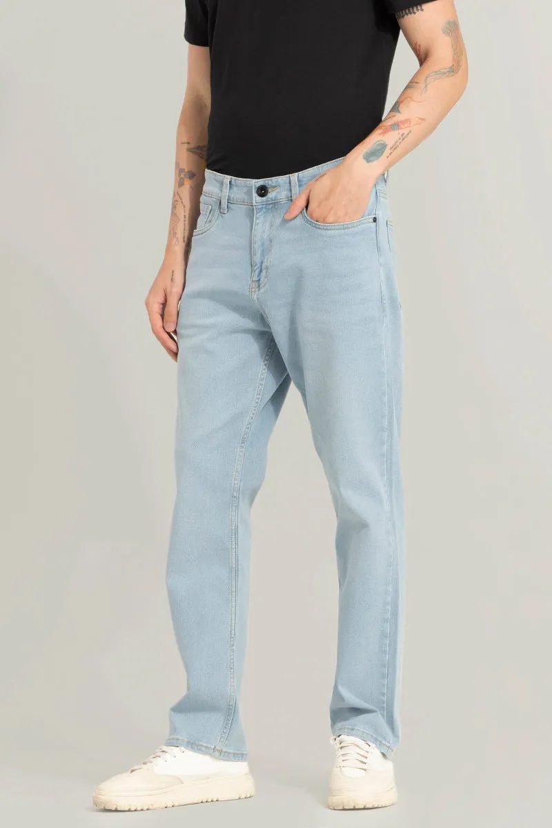 Romania Sky Blue Comfort Fit Jeans