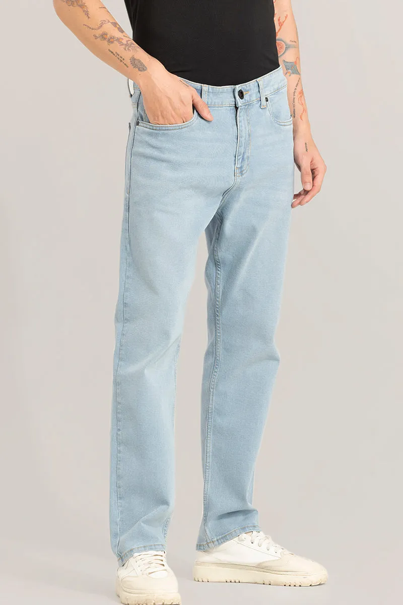 Romania Sky Blue Comfort Fit Jeans