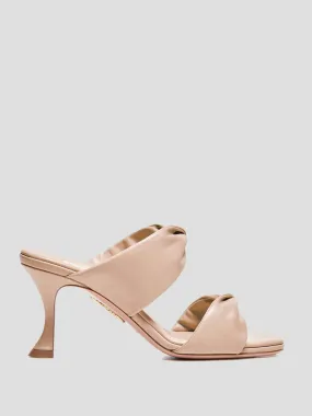 Twist 75 Nude Nappa Leather Heel